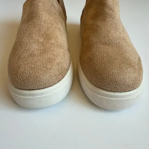 Camel High-Top Slip On Sneaker - Picture 4 of 12